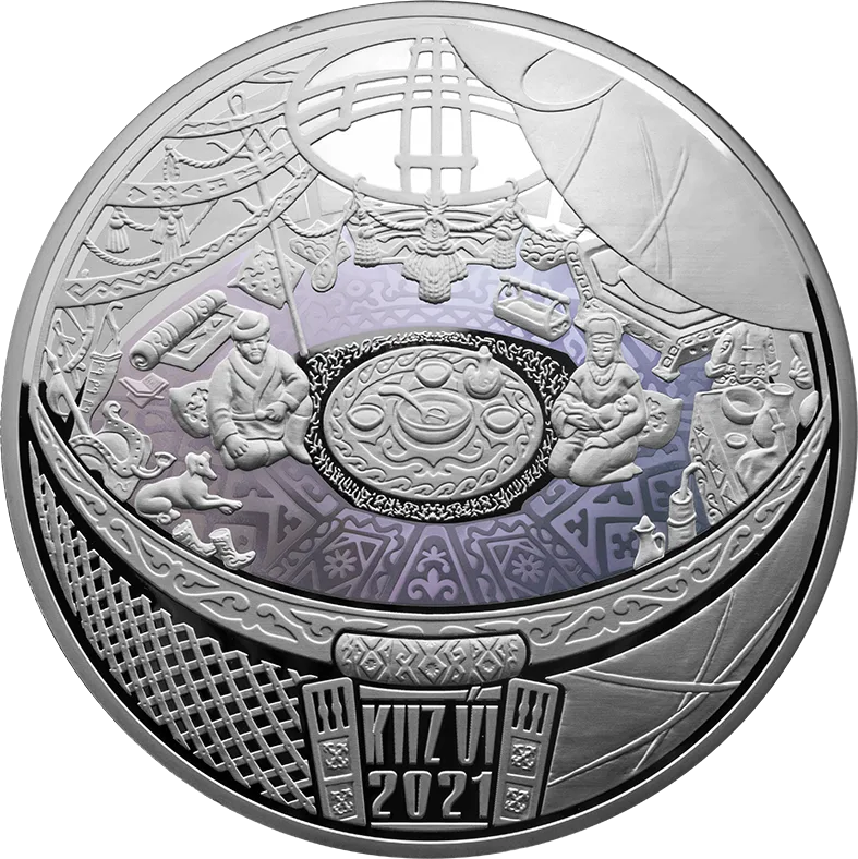 KIIZ ÚI (Юрта) 5000 тенге - Аверс